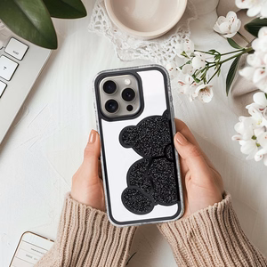 Case for iPhone 16 PRO MAX Teddy Bear black