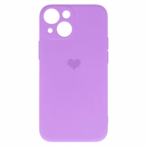 Vennus Silicone Heart Suojakuori iPhone 14 Plus:lle malli 1 violetti