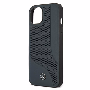 Mercedes Nahka rei'itetty alue Kotelo iPhone 13 mini - laivastonsininen