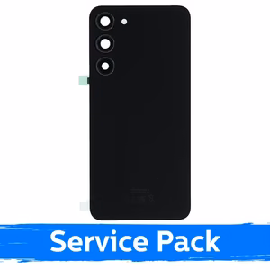 Takakuori yhteensopiva Samsung S916 S23 Plus / Phantom musta / (Service Pack)