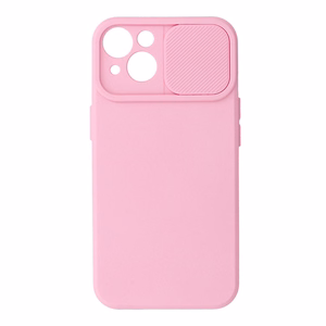 Camshield Soft Suojakuori iPhone 13:lle vaaleanpunainen