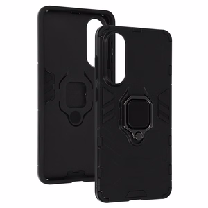Ring Armor Suojakuori Samsung Galaxy S25 Edge:lle musta