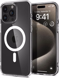 Spigen Ultra Hybrid MagSafe Suojakuori iPhone 15 Pro Max 6,7 valkoinen