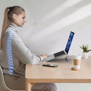 Tech-Protect ULS100 yleisteline kannettaville tietokoneille enintaan 16 tuumaa - hopeinen