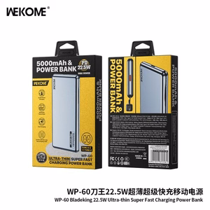 Power Bank WK Design "WP-60" Blue 5000mAh (22.5W)