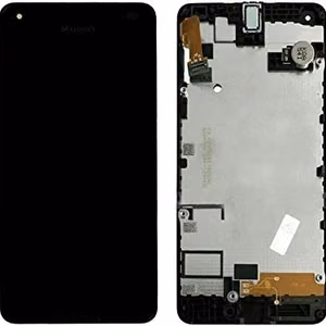 LCD screen Microsoft (Nokia) Lumia 550 with touch screen and frame Black original (used grade B)