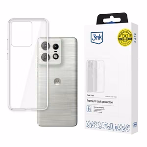 3mk Clear Case Motorola Edge 50 Pro:lle - läpinäkyvä
