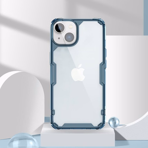 Nillkin Nature Pro iPhone 14 Plus kotelo, panssaroitu kansi, läpinäkyvä kansi