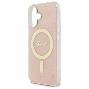 Guess IML 4G MagSafe Suojakuori iPhone 16 Plus:lle - vaaleanpunainen