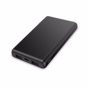 Contact Powebank 10000mAh 10W + kaapeli USB-A USB-C musta