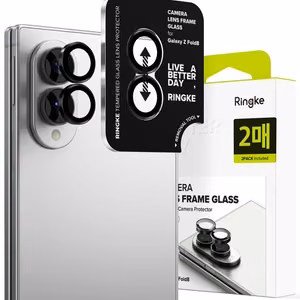Ringke-kamerakehyksen suoja Samsung Galaxy Z Fold 8:lle, musta, 2 kpl