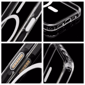 Clear Mag Cover Elite STR-suojakuori mallille iPhone 17 Pro / 18 Pro, MagSafe-yhteensopiva, kellastumattomasta materiaalista ja Camera Control -painikkeella – läpinäkyvä
