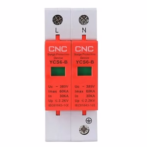 Surge Protection Device, 2P, Class B, 30-60 kA, 385VAC