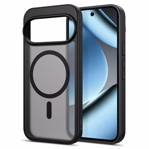 Tech-Protect Magmat MagSafe-suojakuori Google Pixel 9 Pro XL / 10 Pro XL / 11 Pro XL -malleille, mattamusta