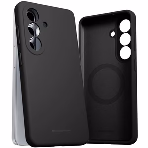 Suojakuori Mercury Pure Magsafe Silicon Case Samsung S942 S26 musta
