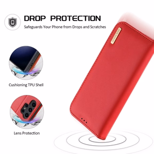 Suojakuori Dux Ducis Hivo Samsung S926 S24 Plus punainen