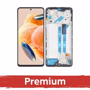 LCD-näyttö yhteensopiva Xiaomi Redmi Note 12 Pro (4G) musta kehyksellä OEM