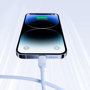 Joyroom Multi-Color Series A14 USB-C / Lightning 20W Kaapeli 1.2m - sininen