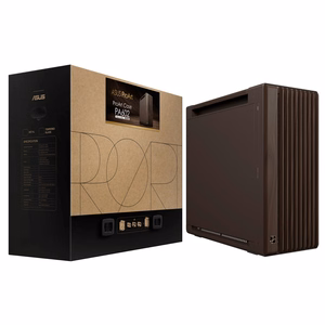 ASUS ProArt PA602 Wood Edition metallipaneelinen Midi Tower -kotelo, Retro Brown