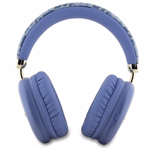 Guess GCube Metallic Script Logo Headphones - Purple
