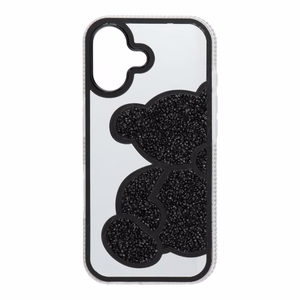 Suojakuori iPhone 17:lle Teddy Bear musta