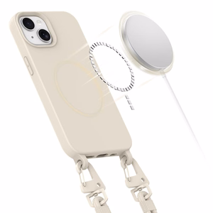 Tech-Protect MagNecklace MagSafe Suojakuori iPhone 15:lle - beige