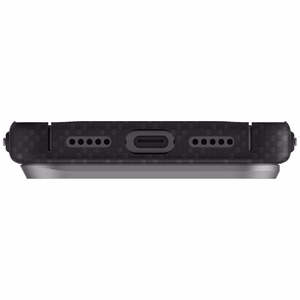 Uniq Keva EDGE Magclick Lataussuojakuori iPhone 17 Pro:lle - musta