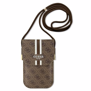 Guess suojakuori GUOWBP4RPSW ruskea lompakko 4G Stripes
