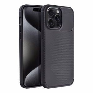 Suojakuori iPhone 15 PRO MAX:lle Carbon Premium musta