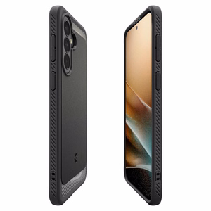 Spigen Rugged Armor -suojakuori Samsung Galaxy A37 5G:lle - musta