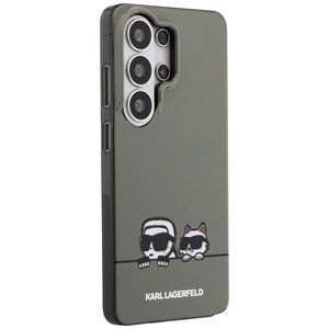 Karl Lagerfeld suojakuori IML Peekaboo Karl ja Choupette MagSafe Samsung Galaxy S26 Ultra:lle musta