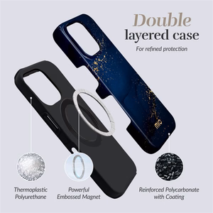 MIO Midnight Sparkle Magsafe Suojakuori iPhone 16 Plus