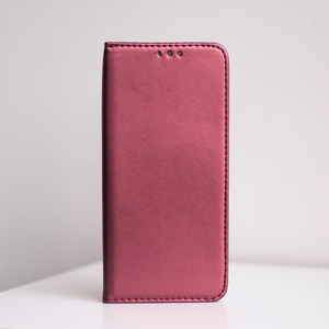 Smart Magnetic -suojakuori Samsung Galaxy A12 / M12 viininpunainen