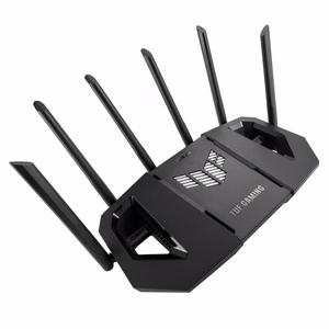 Asus TUF Gaming BE9400 langaton reititin, Wi-Fi 7 (802.11be), 9400 Mbit/s, Ethernet WAN RJ-45, Ethernet LAN, 4x LAN-porttia, USB-portti