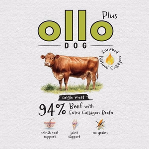 Ollo Plus Collagen Beef – koiran märkäruoka, naudanlihaa ja kollageenia, 400 g