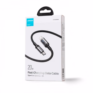 Joyroom Extraordinary Series A10 Lightning / USB-C PD 20W kaapeli 1.2 m - musta