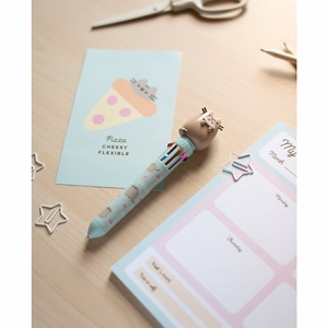 Pusheen Foodie Collection 10-värinen painomekanismilla varustettu kuulakärkikynä 3D-hahmolla
