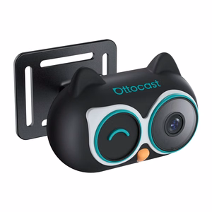 OTTOCAST Cabin Care CA520-T200 -langaton CarPlay-sovitin ja takaistuimen valvontakamera
