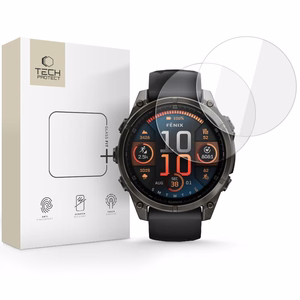 Tech-Protect Glass Fit+ 2-pack tempered glass for Garmin Fenix 8 47mm - clear