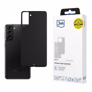 3mk Matt Case -suojakuori Samsung Galaxy S21+ 5G:lle - musta