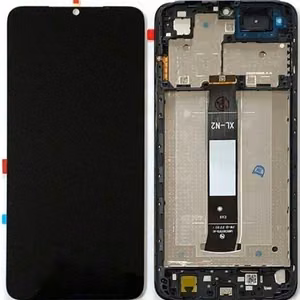 LCD-näyttö Xiaomi Redmi A1/A1+/A2/A2+ kosketusnäytöllä kehyksellä musta alkuperäinen (huoltopakkaus)
