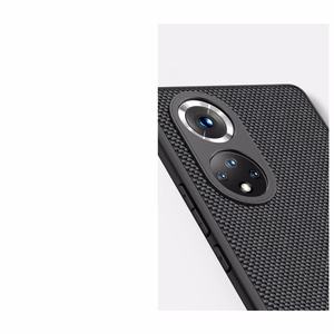 Nillkin Textured Case kestävä vahvistettu kotelo geelirunko ja nylon takaisin Honor 50 Pro musta