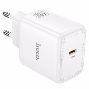 Puhelimen GaN-laturi Hoco USB C PD AVS 40W max 60W N83 valkoinen