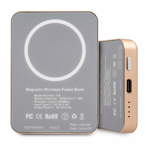 Guess Induktiivinen tehopankki 5W GUPBMSVSLG 3000mAh kultainen/kultainen MagSafe-järjestelmä