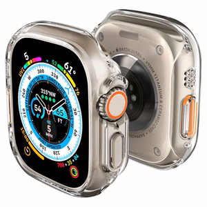 Spigen Thin Fit Suojakuori Apple Watch Ultra 1 / 2 / 3 (49 mm) - Läpinäkyvä