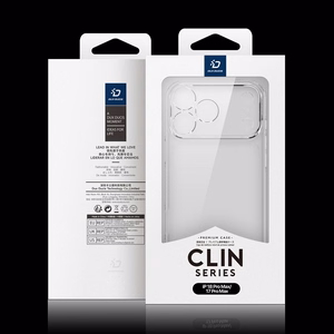 DUX DUCIS CLIN suojakuori laitteelle iPhone 18 Pro Max / 17 Pro Max, väri: läpinäkyvä