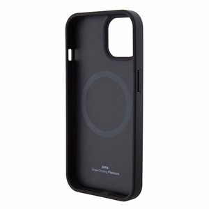 BMW BMHMP15SSLLBK iPhone 15 6,1 musta/musta Magsafe kovakuori Signature Logo Imprint