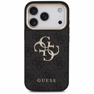 Guess 4G Big 4G Classic Logo -suojakuori iPhone 17 Pro - musta ja kulta