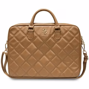 Guess Quilted 4G laukku 16 tuuman kannettavalle - ruskea
