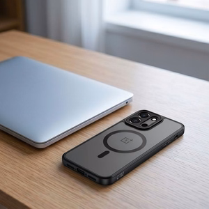 Tech-Protect Magmat MagSafe -suojakuori OnePlus Nord 6 -mallille, mattamusta